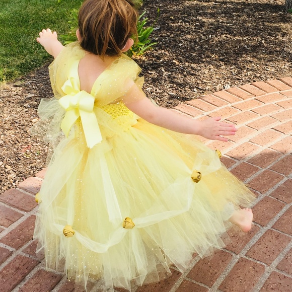 BELLE couture tutu dress/costume - Picture 5 of 5